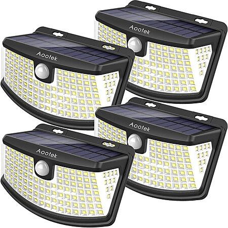 58% Off Aootek Solar Motion Sensor Lights!