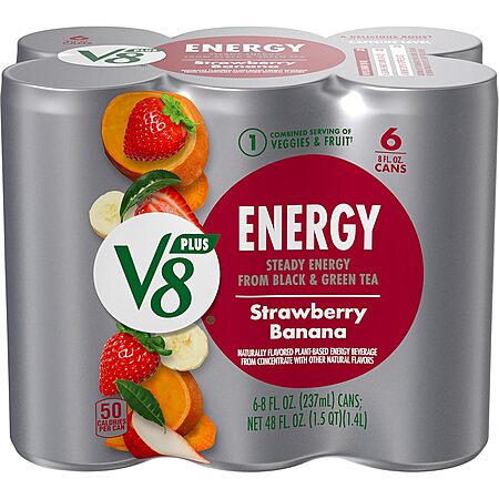 30% Off V8 +Energy Drinks