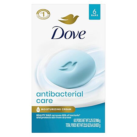 40% Off Dove Beauty Bar 6-Pack