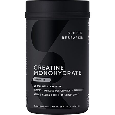 37% Off Sports Research Creatine!