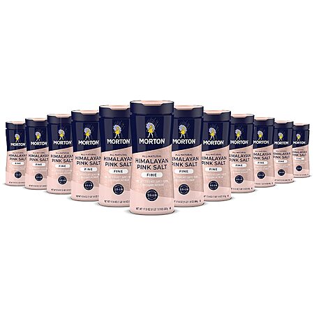 11% Off Morton Himalayan Pink Salt 12-Pack