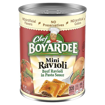 15-Oz Chef Boyardee Mini Beef Ravioli in Pasta Sauce - 2025-08-31