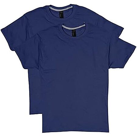 Prime Members: 2-Pack Hanes Men's X-Temp Performance T-Shirt (Navy ...