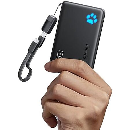 INIU 10000mAh 45W PD USB-C Power Bank Portable Charger w/ USB-C Lanyard $11.20