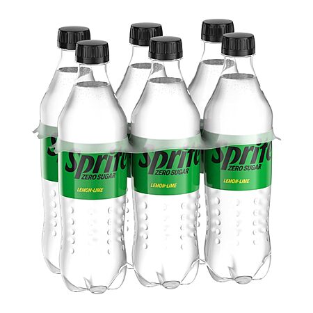 6-Pack 16.9-Oz Sprite Zero Sugar Lemon Lime Diet Soda Bottles $3.55 w/ Subscribe & Save