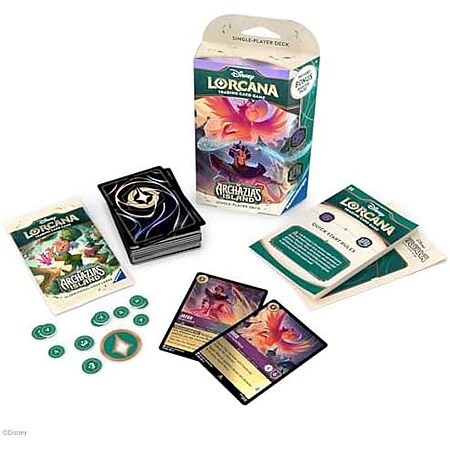 $12.98: Ravensburger Disney Lorcana TCG: Archazia's Island Single-Player Starter  Deck - Amethyst & Steel at Amazon - 2025-12-12