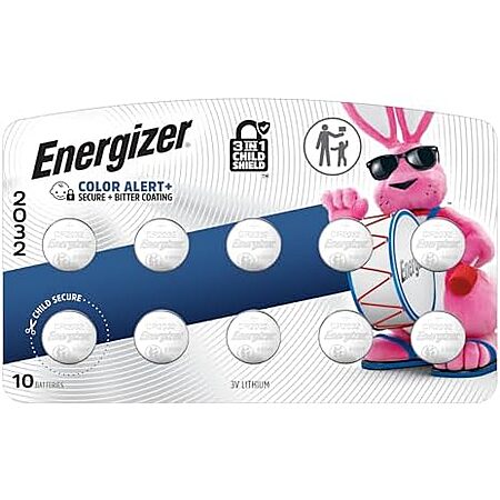 10-Pack Energizer CR2032 3V Lithium Coin Batteries $9.30 w/ Subscribe & Save