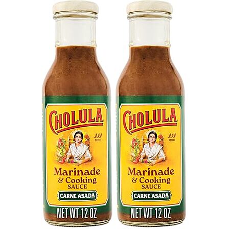 $6.02*: 2-Pack 12-oz Cholula Marinade & Cooking Sauce (Carne Asada) at Amazon
