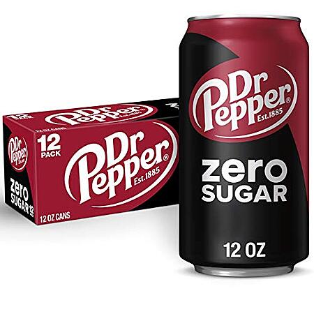 [S&S, AC] $4.93: 12-Pack 12-Oz Dr Pepper Zero Sugar at Amazon (41.1￠ each)