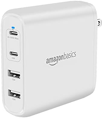 $32.99*: Amazon Basics 100W 4-Port GaN Wall Charger w/ 2 USB-C Ports & 2 USB-A Ports at Amazon
