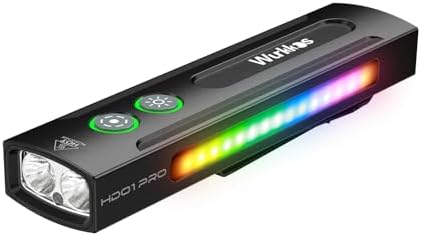 [AC] $59.99*: 2 × Wurkkos 1200 lumens 6-in-1 Magnetic Flashlight w/ White, Green & UV Light (HD01 PRO) ($30 each) at Amazon