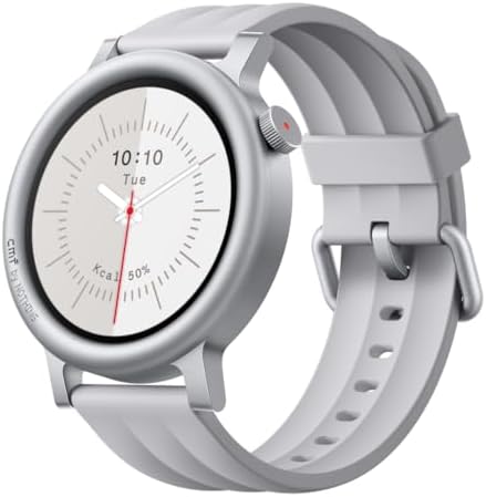 [Resale, AC] $46.14 | CMF by Nothing Watch 3 Pro Smart Watch w/ 1.43” Display (Light Grey) (Used - Like New) at Amazon