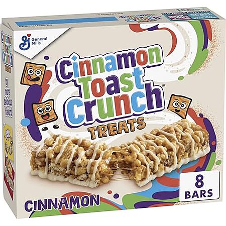 8-Count Cinnamon Toast Crunch Breakfast Cereal Treat Bars