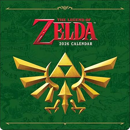 $11.99 | Legend of Zelda 2026 Wall Calendar at Amazon
