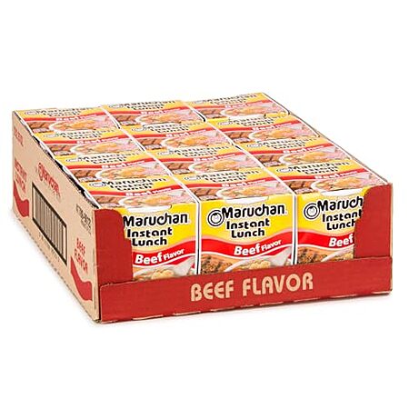 [AC] $3.33 | 12-Pack 2.25-Oz Maruchan Instant Lunch (Beef) at Amazon (27.8￠ each)