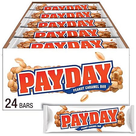 24-ct 1.85-oz PAYDAY Peanut Caramel Candy Bars $15.85 w/ Subscribe & Save