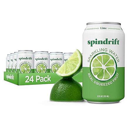 [S&S, AC] $12.55 | 24-Pack 12-Oz Spindrift Sparkling Water at Amazon (52.3￠ each)