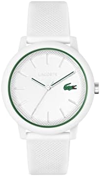 Lacoste 12.12 Men's 42mm Quartz Watch w/ Rubber Strap (White) $57 + Free Shipping