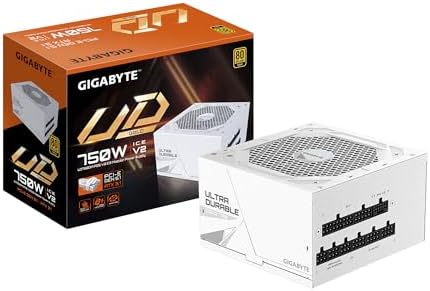 $79.99 | GIGABYTE UD750GM PG5 V2 ICE - 750W 80 Plus Fully Modular Power Supply at Amazon