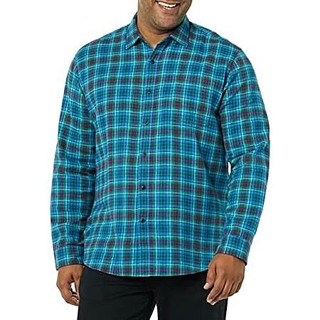 $5.73 | Amazon Essentials Men's Long-Sleeve Flannel Shirt (X-Small) at Amazon