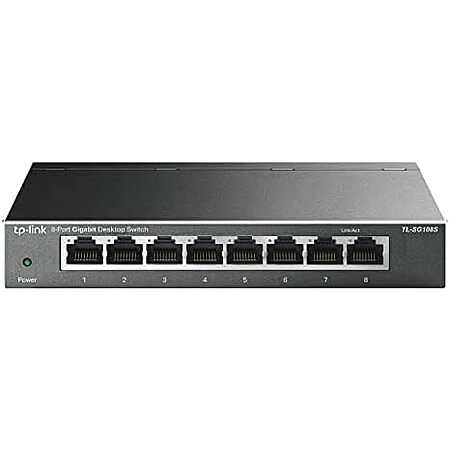 $17.49 | TP-Link TL-SG108S 8 Port Gigabit Ethernet Switch at Amazon