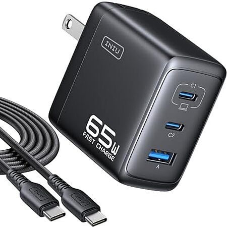 [AC] $10.88* | INIU Up to 30W Fast Charging 2-Port USB C Charger Block w/ 5-ft USB-C Cable at Amazon