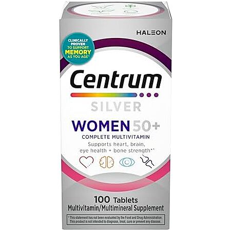 100-Count Centrum Silver Women's 50 Plus Multivitamin Tablets $3.20 w/ Subscribe & Save