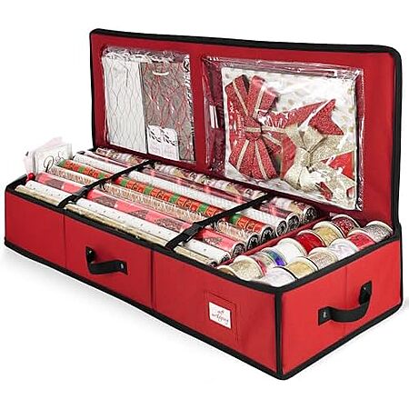 Hearth & Harbor Wrapping Paper Storage Container (Red) $7.20 