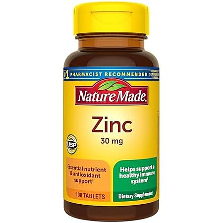 [S&S, AC] $1.94* | 100-Count Nature Made Zinc Tablets (30 mg) at Amazon