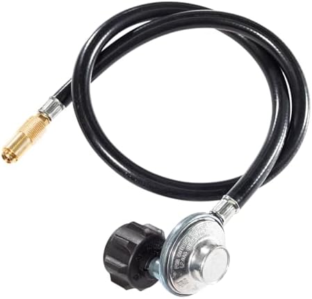 3' Blackstone Rubber Propane Adapter Hose & Regulator $10 