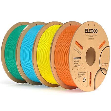 4-Ct 1Kg ELEGOO PLA Plus 1.75mm 3D Printer Filament Spool Bundles (Various) $40 + Free Shipping