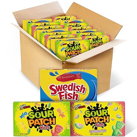 15-Pack Sour Patch Kids and Swedish Fish Soft & Chewy Candy $10.05 w/ Subscribe & Save