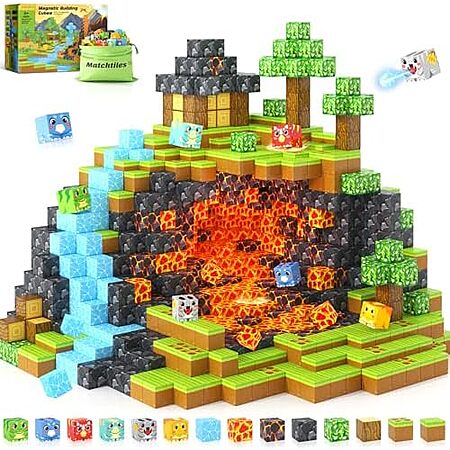 $13.99* | 80-Pc Build Mine Magnet World Dinosaurs Magnetic Blocks Building Set at Amazon