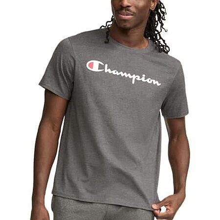 Champion Men's Heritage Short Sleeve Tee (Granite Heather) $8.75 
