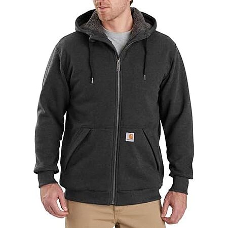Carhartt Men's Rain Defender Midweight Sherpa-Lined Full-Zip Sweatshirt (M or XL) $51 + Free Shipping