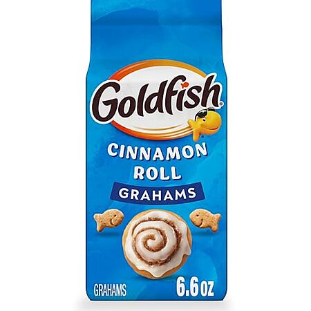 Select Accounts: 6.6oz Goldfish Grahams Cinnamon Roll Baked Snack Crackers 2 for $3.25 w/ Subscribe & Save
