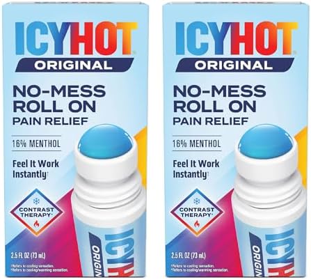 [S&S, AC] $6.95 | 2-Pack 2.5-Oz Icy Hot Original Medicated Pain Relief Liquid with No Mess Applicator at Amazon