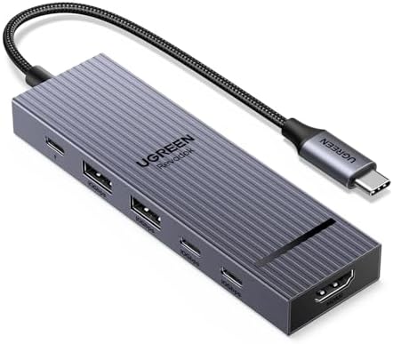 UGREEN Revodok Pro 6-in-1 10Gbps 4K 60Hz HDMI USB-C Hub $14 