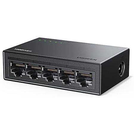 $7.99* | 5-Port UGREEN 1000Mbps Gigabit Ethernet Switch at Amazon