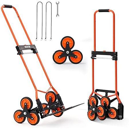 $45.66* | 260-lbs VEVOR Portable Stair Climbing Aluminum Trolley at Amazon