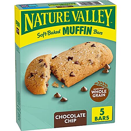 6.2-oz Nature Valley Soft-Baked Muffin Bars (Chocolate Chip) 2 for $3.60 w/ Subscribe & Save