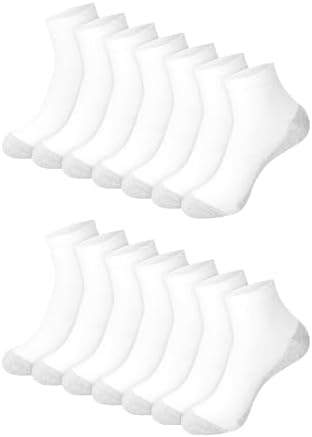 $12.98 | 12-Pairs Hanes Men's Double Tough Black Socks (Ankle or Crew) at Amazon