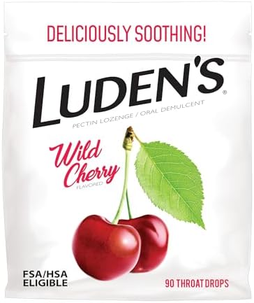 [S&S, AC] $3.36* | 90-Count Luden's Throat Lozenge (Wild Cherry) at Amazon