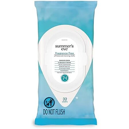[S&S, AC] $2.01* | 32-Count Summer's Eve Cleansing Wipes (Fragrance Free) at Amazon