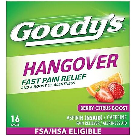 16-Count Goody's Hangover Powders Dissolve Packs (Berry Citrus) $2.75 w/ Subscribe & Save
