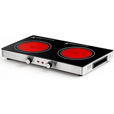 1800W OVENTE Infrared Ceramic Double Burner Electric Hotplate $43.15 + Free Shipping
