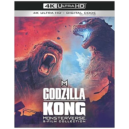 Godzilla/Kong Monsterverse: 5-Film Collection (4K Ultra HD + Digital) $50 + Free Shipping