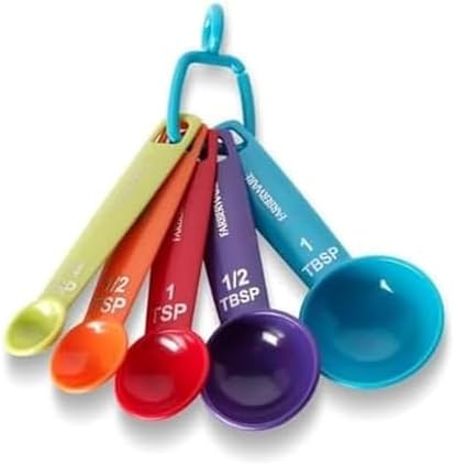 $3.99 | Farberware Set of 5 Measuring Spoons at Amazon