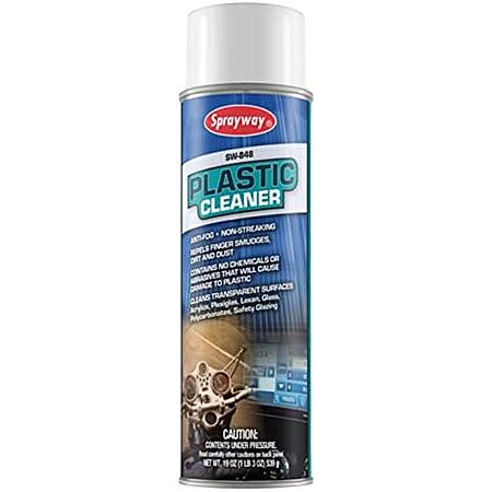 $4.29 | 19-Oz Sprayway SW848 Aerosol Plastic Cleaner at Amazon