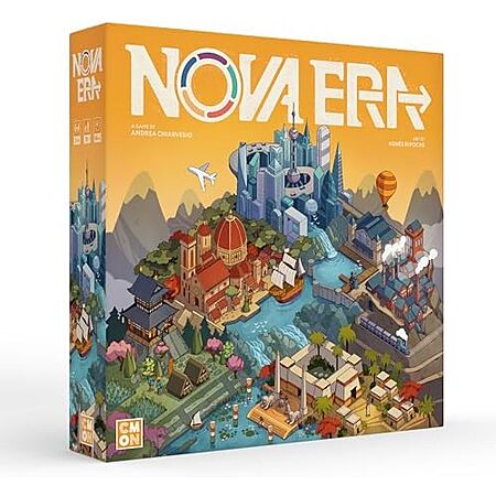 $17.03 | CMON Nova Era Board Game - Civilization Building & Economic Strategy Game at Amazon